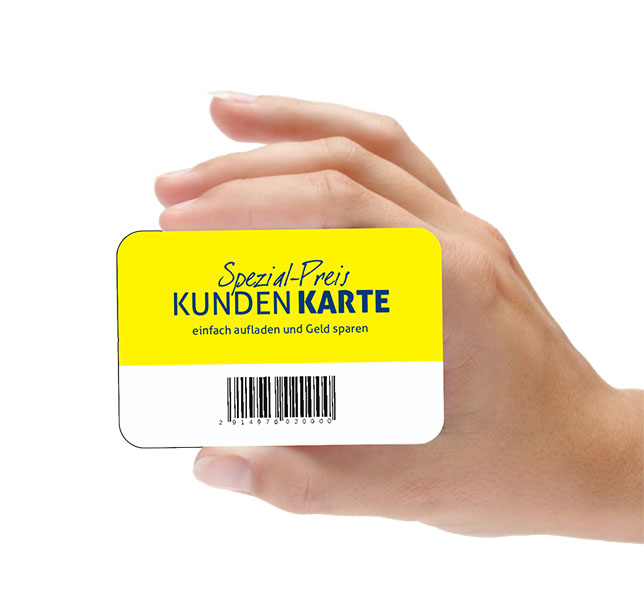 KUNDENKARTE Kundenkarte mit vielen Vorteilen